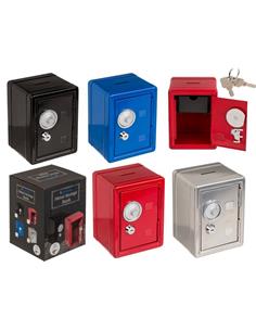 OUT OF THE BLUE Hucha De Metal Tipo Caja Fuerte Con Combinacion 16x11.5x10Cms Varios Colores 69/1211