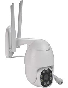 DENVERCamara IP Vigilancia Exterior Wifi IOC-221 Full HD,Sensor Movimiento,Microfono Y Altavoz