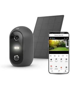 GARZA SMART Camara Wifi Solar DALIA 200 1080p FHD Detector de Movimiento Vison Nocturna 360º