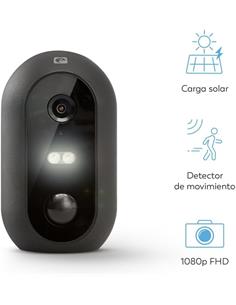 GARZA SMART Camara Wifi Solar DALIA 200 1080p FHD Detector de Movimiento Vison Nocturna 360º