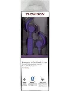 THOMSON Auricular Bluetooth Con Cable WEAR7208 Purpura