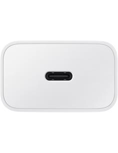 SAMSUNG Cargador Red USB-C 15W PD Blanco + Cable Datos Tipo C  EP-T1510XWEGEU