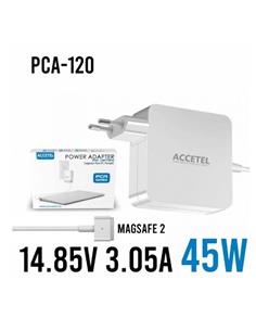ACCETEL Cargador Compatible Appel Macbook 45W T 14.85V 3.05A PCA-120