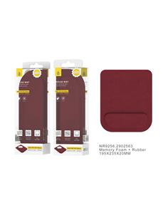 ONEPLUS Alfombrilla Raton Con Reposamuñeca 19.5x23.5x2Cms NR9256 Rojo