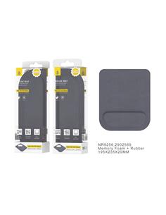 ONEPLUS Alfombrilla Raton Con Reposamuñeca 19.5x23.5x2Cms NR9256 Gris