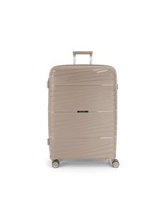 GABOL Maleta Viaje Grande Con 4 Ruedas Polipropileno KIBA Beige 76x49x32 cm