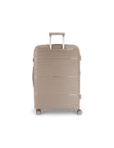 GABOL Maleta Viaje Grande Con 4 Ruedas Polipropileno KIBA Beige 76x49x32 cm