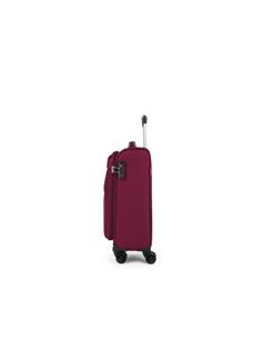 GABOL Trolley Maleta De Mano Pequeño Con 4 Ruedas Poliester ZAMBIA Burdeos 55x38x20 cm