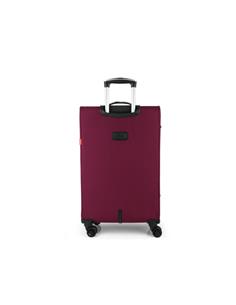 GABOL Maleta Viaje Mediana Con 4 Ruedas Poliester ZAMBIA Rojo 69x41x29,5/32 cm