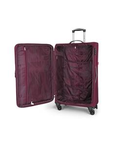 GABOL Maleta Viaje Grande Con 4 Ruedas Poliester ZAMBIA Rojo 79x47x32/35 cm