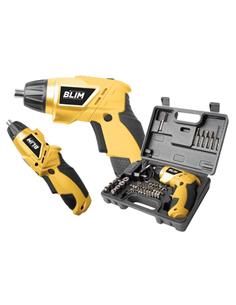 BLIM Atornillador Electrico 210RPM BL03556 Con 44Pcs 4V