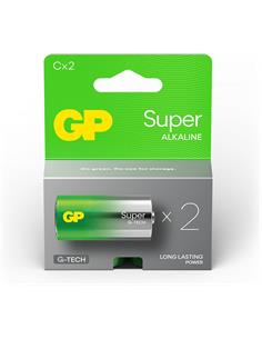 GP Pack 2 Pilas Tipo C LR14 Alcalina G-Tech