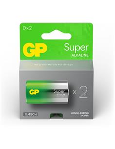 GP Pack 2 Pilas Tipo D LR20 Alcalina G-Tech