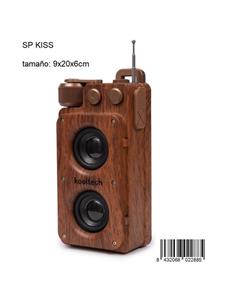 KOOLTECH Altavoz Portatil Bluetooth SP-KISS Vintage 5W Radio Fm,Usb,Micro Sd,Aux In
