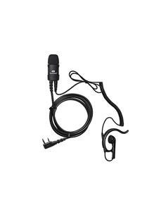 KOMUNICA Micro Auricular Profesional  Robusto PWR-2402 Para Kenwood 2P Negro
