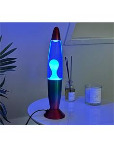 ITOTAL Lampara De Lava Led Multi Color XL2683 Cera Blanca