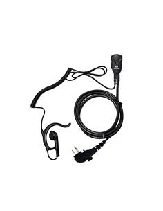 KOMUNICA Micro Auricular PWR-PRO-PD505 Orejera Negro Para Hytera