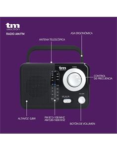 TM ELECRON Radio Analogica AM/FM Corriente y Pilas TMRAD210