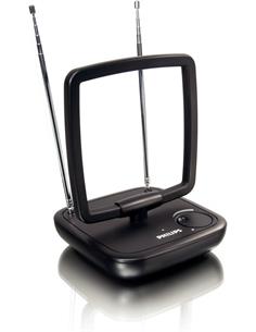 PHILIPS Antena TV Amplificada Para Interior 36DB SDV5120 Negro