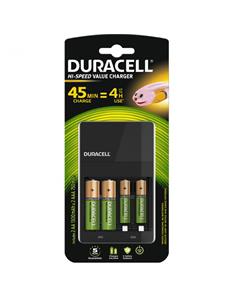 DURACELL Cargador bateria AA/AAA Con Pilas CEF14