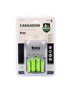 TM ELECTRON Cargador De Bateria AA/AAA Con Pilas TMBCR010