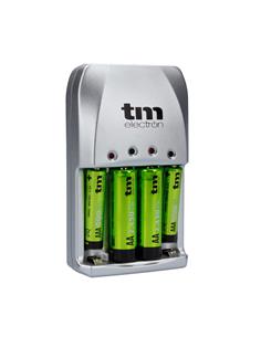 TM ELECTRON Cargador De Bateria AA/AAA Con Pilas TMBCR010
