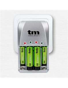 TM ELECTRON Cargador De Bateria AA/AAA Con Pilas TMBCR010
