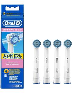 ORAL-B Repuesto Cepillo Sensitive Clean Pack 4 EBS17-4