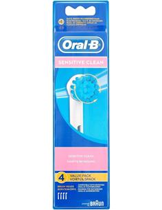 ORAL-B Repuesto Cepillo Sensitive Clean Pack 4 EBS17-4
