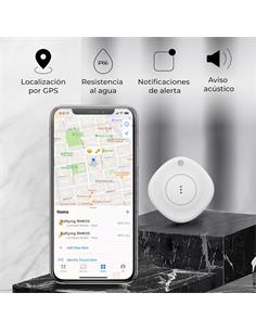 KSIX Localizador MYTAG GPS Compatible Con Apple FindMY y Siri Blanco BXKTAG00