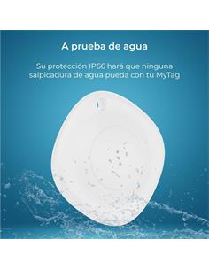 KSIX Localizador MYTAG GPS Compatible Con Apple FindMY y Siri Blanco BXKTAG00