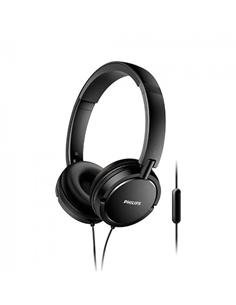 PHILIPS Auricular Casco Estereo De Cable Con Microfono Negro SHL5005WT/00