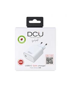 DCU Adaptador Corriente GAN Tipo C PD 30W 37300730 Blanco