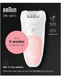 BRAUN Depiladora Silk Epil 5 Wet&Dry SE5-516