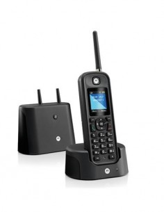 MOTOROLA Telefono Inalambrico O201 Largo Alcance 1KM LCD 1.8", IP67 Resistente al Agua