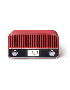 SUSNTECH Radio Retro Con BT/Aux In/Funcion Sleep/6W Rojo RPBT3500