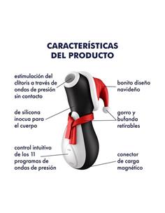 SATISFYER Succionador Clitoris Penguin Holiday Edition