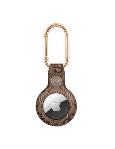 GUESS Funda Llavero Mosqueton Para AIRTAG Marron  Script
