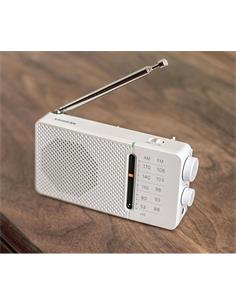 SANGEAN Radio Portatil Analogica AM/FM POCKET 110 SR-36 Blanca
