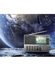 SANGEAN Radio Digital ATS-909X2 FM,SW.MW,Air Multi Banda Con Alarma GRAPHITE