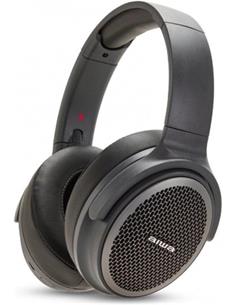 AIWA Auricular Casco Bluetooth HST-250BT/TN Gris,Ranura Micro SD,Conexion Jack 3.5mm