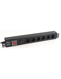 CROMAD Regleta Alminio PDU 6 Enchufes CR1015