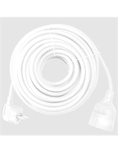SILVER Alargador Corriente Schucko 10Mtrs 9219 Blanco