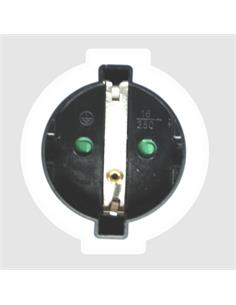 SILVER Alargador Corriente Schucko 10Mtrs 9219 Blanco