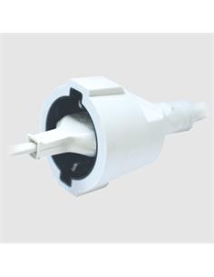 SILVER Alargador Corriente Schucko 10Mtrs 9219 Blanco