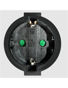 SILVER Alargador Corriente Schucko 3Mtrs 9223 Negro