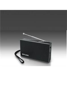 MUSE Radio Portatil  Digital FM/MW M-030 R Negra