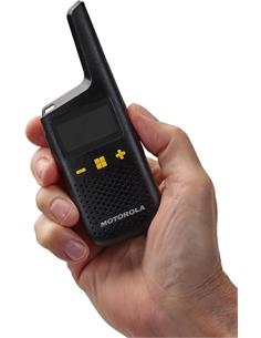 MOTOROLA Pareja de Walkies XT185 16 Canales,8Km,Auriculares Incluidos Negro