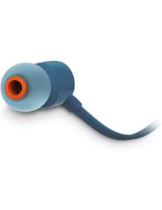 JBL T160 Mini Auriculares Estereo con Microfono Azul