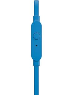 JBL T160 Mini Auriculares Estereo con Microfono Azul